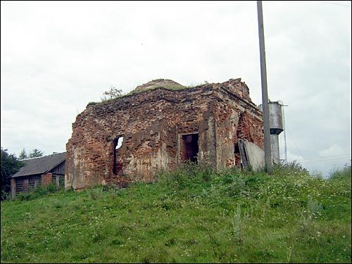 Wiszów. Cerkiew (ruiny)