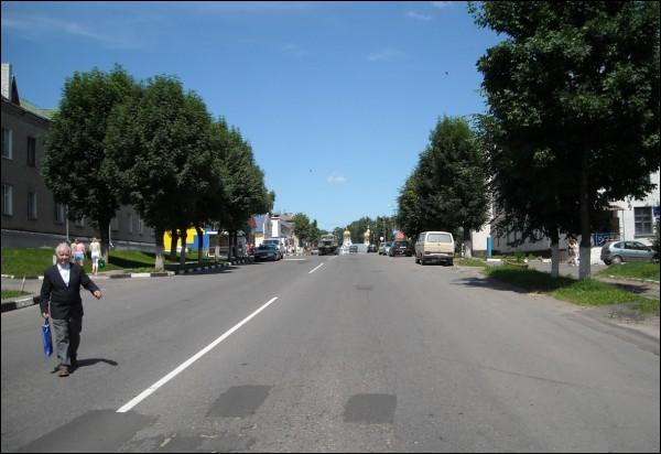  - Town streets . 