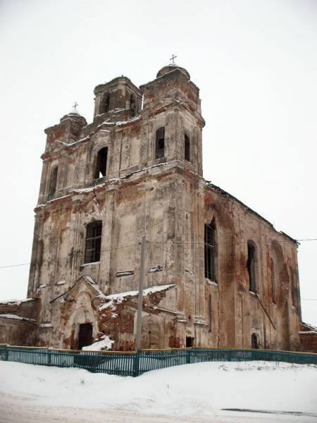 Kniažycy. Catholic church of St. Nicholas