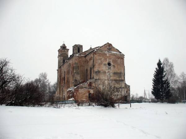 Kniažycy. Catholic church of St. Nicholas