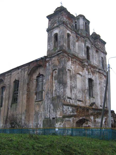 Kniažycy. Catholic church of St. Nicholas