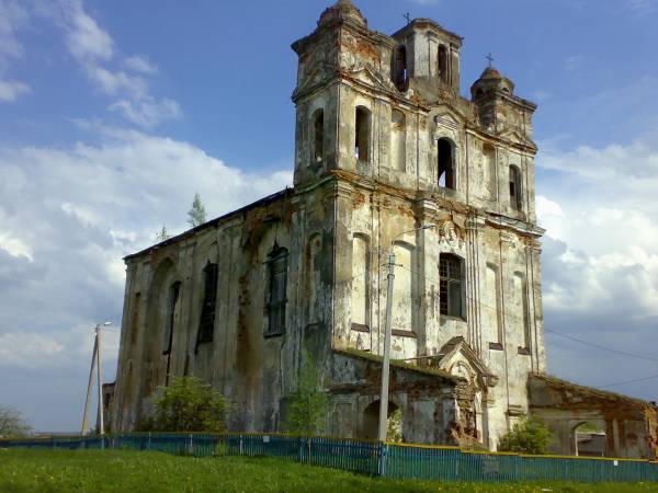 Kniažycy. Catholic church of St. Nicholas