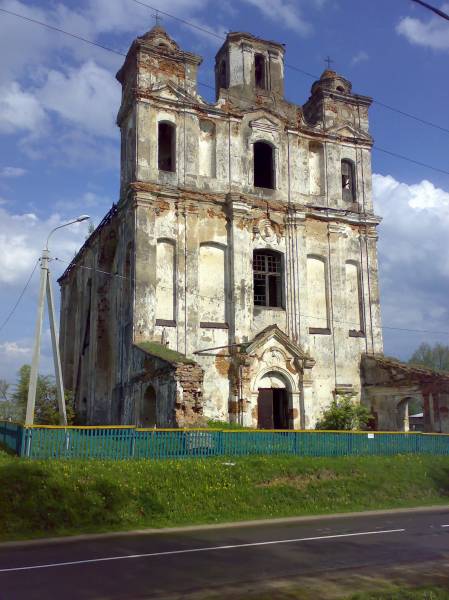 Kniažycy. Catholic church of St. Nicholas