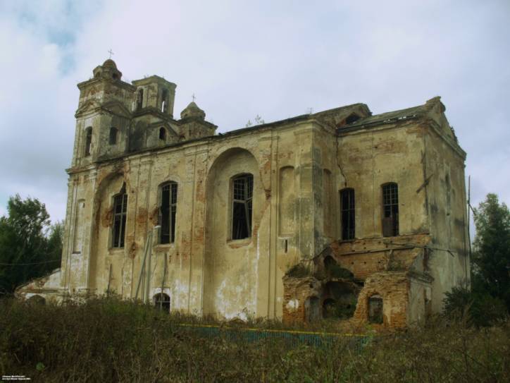 Kniažycy. Catholic church of St. Nicholas