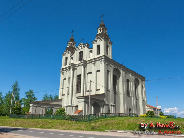 Kniažycy. Catholic church of St. Nicholas