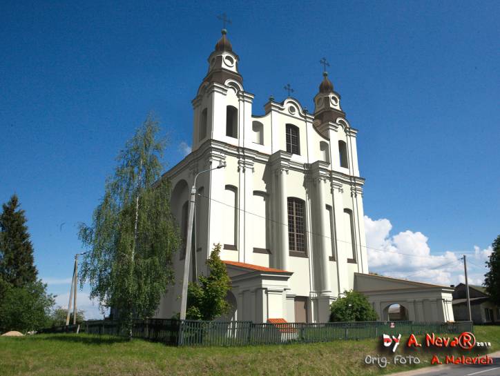 Kniažycy. Catholic church of St. Nicholas