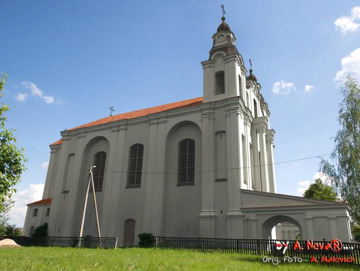 Kniažycy. Catholic church of St. Nicholas