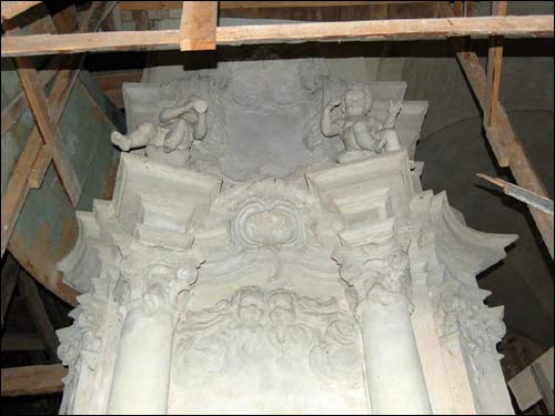  - Касцёл Унебаўзяцця Найсвяцейшай Панны Марыі. Калёна. Фрагмент