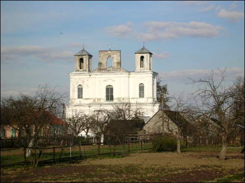 Stołowicze |  Cerkiew Zaśnięcia NMP. Fasada główna