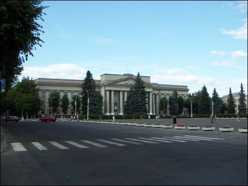 Maładziečna. Town streets 