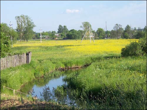 Краснае. У мястэчку 