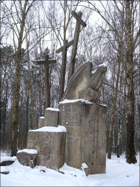 Старые Войковичи.  Памятник Польскому Легиону