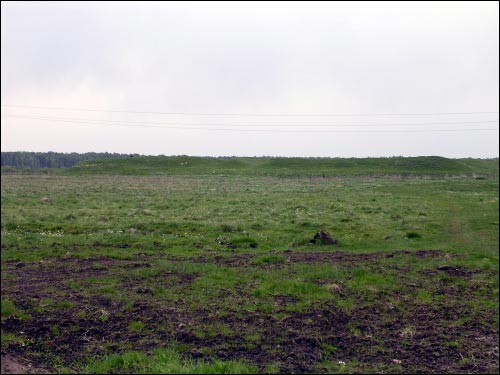 Maładziečna. Site of ancient castle 