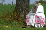 Połoczany.   Kamienny krzyż