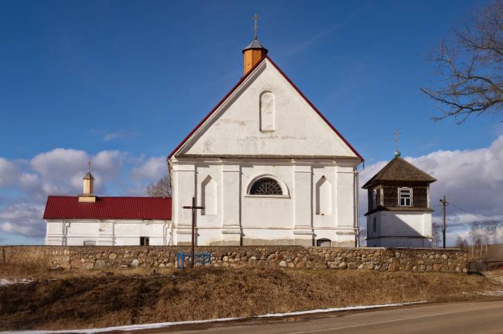 Plabań. Catholic church of St. Mary