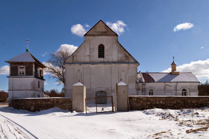 Plabań. Catholic church of St. Mary