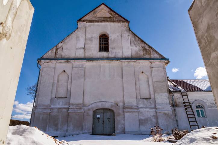 Plabań. Catholic church of St. Mary