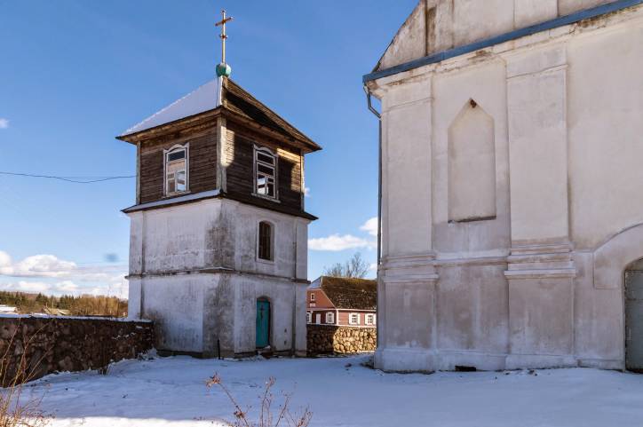 Plabań. Catholic church of St. Mary