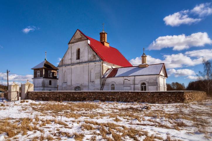 Plabań. Catholic church of St. Mary