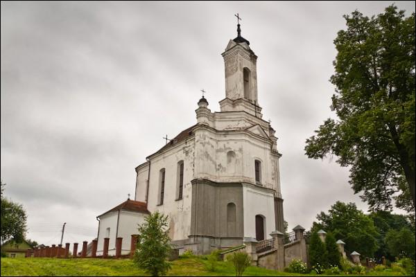 Zasłaŭie. Catholic church of St. Mary