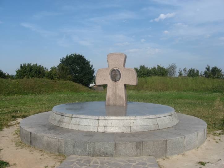 Zasłaŭie. Site of ancient settlement Zamečak