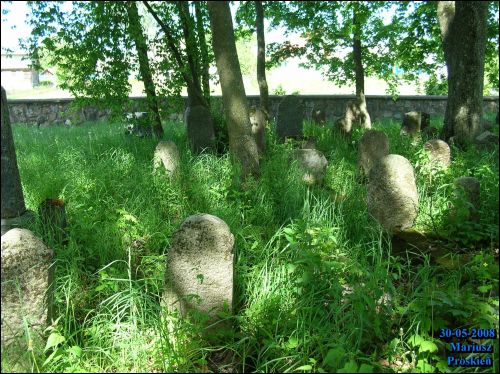  - Cmentarz żydowski. Fragment cmentarza