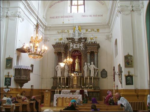 Kryvičy. Catholic church of St. Andrew the Apostle and the Monastery of Trinitarian