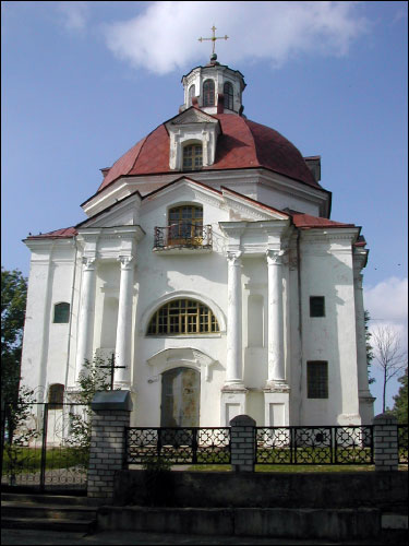 Miadzieł. Catholic church of Mother of God of the Scapular and the Monastery of Carmelite