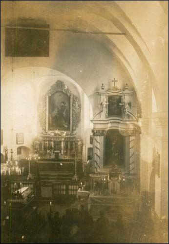 Деревная. Костёл Благовещения Деве Марии