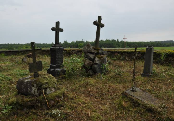 Dzieraŭnaja. cemetery Catholic