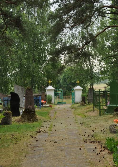 Dzieraŭnaja. cemetery Catholic