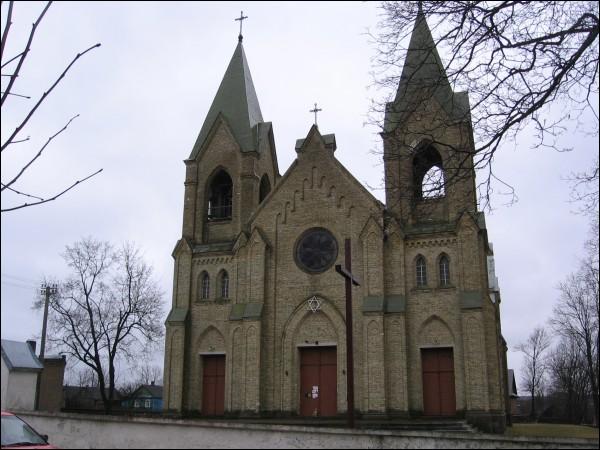 Rakaŭ. Catholic church of St. Mary