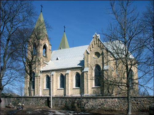 Rakaŭ. Catholic church of St. Mary