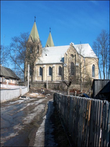Rakaŭ. Catholic church of St. Mary