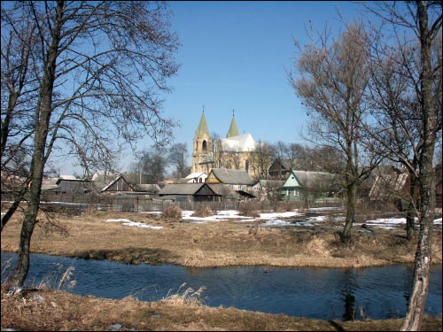 Rakaŭ. Catholic church of St. Mary