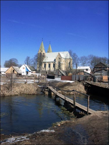 Rakaŭ. Catholic church of St. Mary
