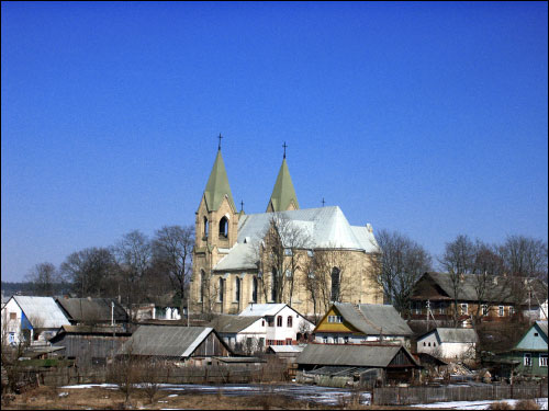 Rakaŭ. Catholic church of St. Mary