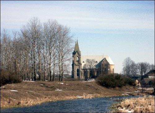 Rakaŭ. Catholic church of St. Mary
