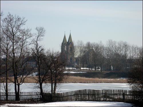 Rakaŭ. Catholic church of St. Mary