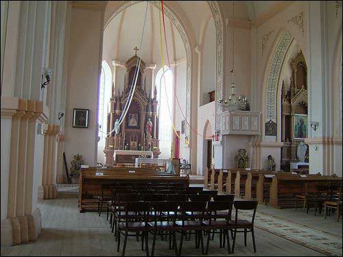 Rakaŭ. Catholic church of St. Mary