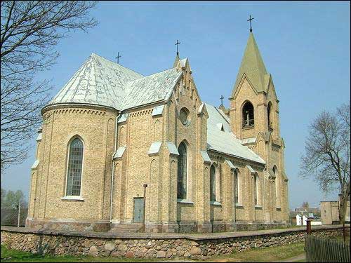 Rakaŭ. Catholic church of St. Mary