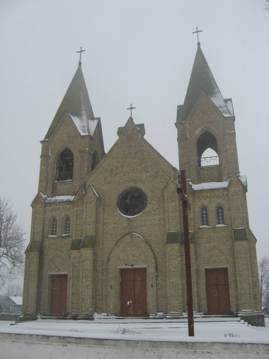 Rakaŭ. Catholic church of St. Mary