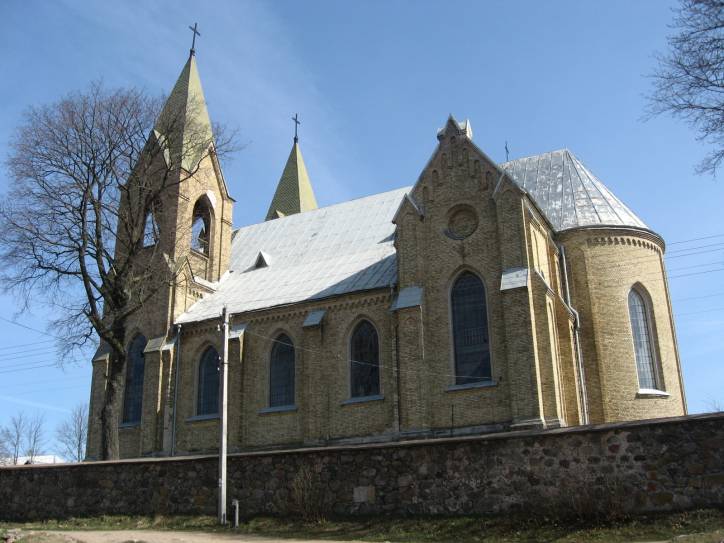 Rakaŭ. Catholic church of St. Mary