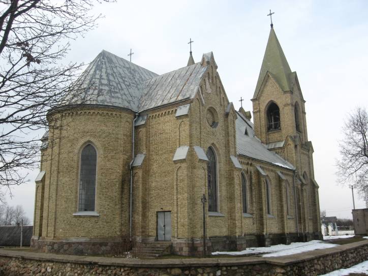 Rakaŭ. Catholic church of St. Mary