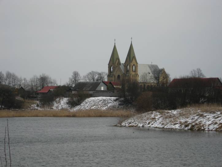 Rakaŭ. Catholic church of St. Mary