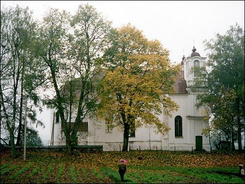 Višnieva. Catholic church of St. Mary