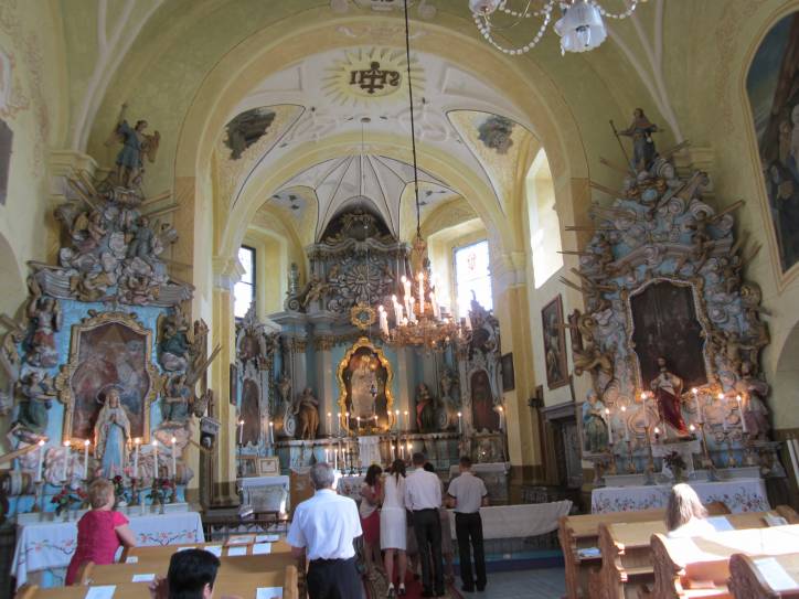 Višnieva. Catholic church of St. Mary