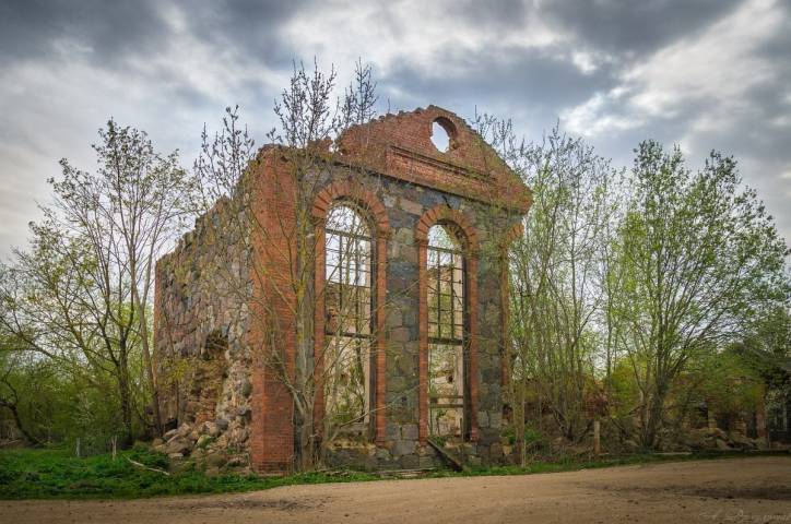 Obodowce.  Zespół dworsko-parkowy Bohdanowiczów