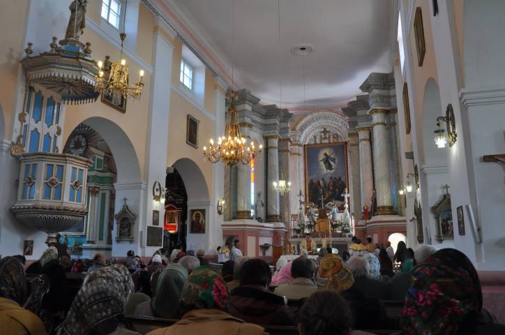 Daŭhinava. Catholic church of St. Stanislaus