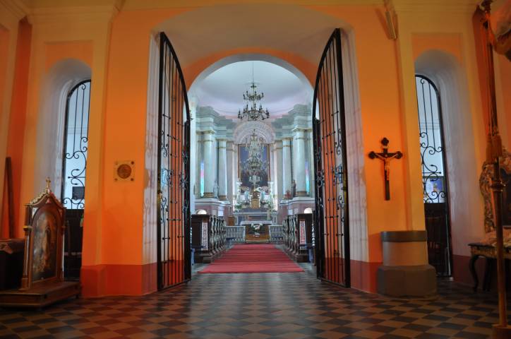 Daŭhinava. Catholic church of St. Stanislaus